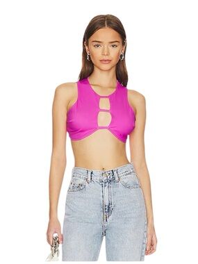 NWOT OW Collection Carla Top in Neon Pink